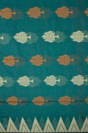 Magenta Bengal Handwoven Cotton Saree 10075329