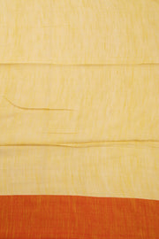 Yellow Bengal Handwoven Cotton Saree 10075336