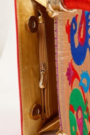 Orange Handcrafted Pathani Potli Bag - Avishya