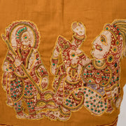 Yellow Aari Embroidered Cotton Blouse - Avishya