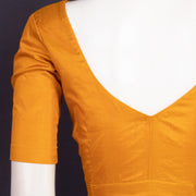 Amber Honey Yellow Kanjivaram Silk Blouse 10076646