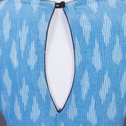 Blue Printed Cotton Blouse 10069953 