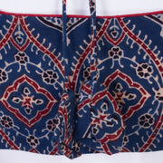 Blue Ajrakh Printed Cotton Blouse