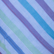 Steel Blue Striped Andhra Cotton Blouse 10070422