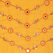 Yellow Aari Embroidered Mangalgiri Cotton Blouse 10077719