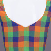 Multicolour Chettinad Cotton Blouse 10070787