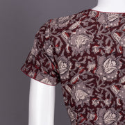 Grey Jahota Printed Cotton Blouse 10072531