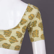 Green Vanaspathi Printed Cotton Blouse 10072241