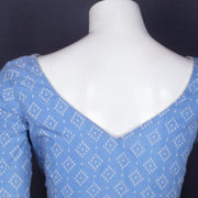 Blue Banarasi Cotton Blouse 10072248