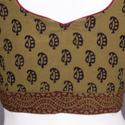 Green Bagh Printed Cotton Blouse 10072447