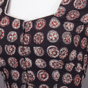 Black Jahota Printed Cotton Blouse 10073330