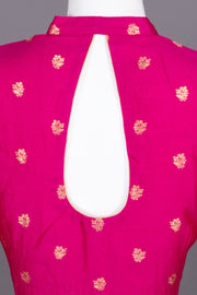 Pink Banarasi Silk Blouse 10073443