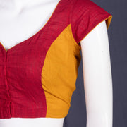  MultiColour Handcrafted Solid Cotton Blouse 10073707