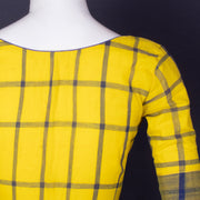 Yellow Andhra Cotton Blouse 10074417