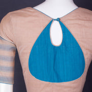 Beige Andhra Cotton Blouse 10074422