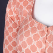 Peach Banarasi Cotton Blouse 10074510