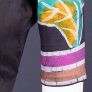 Brown Batik Hand Painted Cotton Blouse 10074515