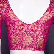 Pink Banarasi Silk Blouse 10075012