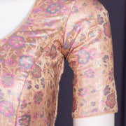 Cream Banarasi Silk Blouse 10075013