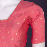 Peach Banarasi Chiniya Silk Blouse 10075017