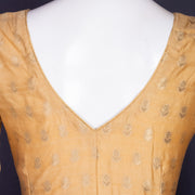 Cream Banarasi Chiniya Silk Blouse 10075019