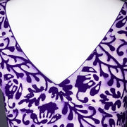 Purple Batik Rayon Blouse 10075021
