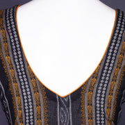 Black Odisha Ikat Cotton Blouse 10075028