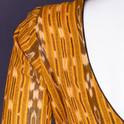 Yellow Odisha Ikat Cotton Blouse 10075029