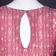Pink Odisha Ikat Cotton Blouse 10075032