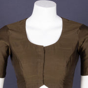 Brown Maheshwari Silk Cotton Blouse 10075048
