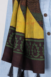 Green Vanaspathi Modal Silk Cotton Stole 10075291