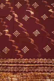 Brown Batik Printed Co-ord Set 10066217