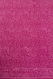 Pink 3-Piece Mulmul Cotton Salwar Suit Material With Kota Dupatta 10070105