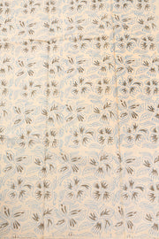 Cream 3-Piece Mulmul Cotton Salwar Suit Material With Kota Dupatta 