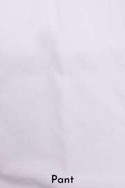 White Solid Style Cutwork Applique Embroidered Cotton 3 Piece Salwar Suit Material 10070157