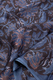 Multi Colour Vanaspathi Printed 2-Piece Modal Silk Salwar Suit Material