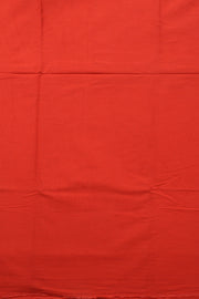 Red Bagru Printed Silk Cotton 3 Piece Salwar Suit Material 10072928