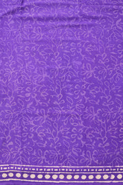 Violet Handblock Printed 3-Piece Salwar Suit Material 10072933