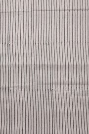 White Handblock Printed Cotton 3-Piece Salwar Suit Material 10072961