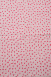 Pink Handblock Printed Cotton with Chiffon Dupatta 3-Piece Salwar Suit Material 10072965