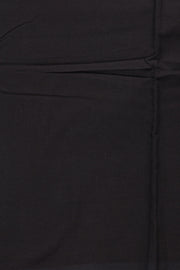 Black Hand Painted 3-Piece Salwar Suit Material 10076021