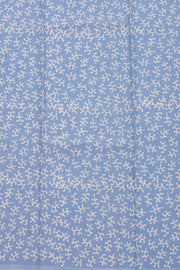 Blue Hand Block Printed Pure Cotton Salwar Suit Material 10072986