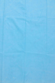 Blue Scallop Embroidered Organza Salwar Suit Material 10073045