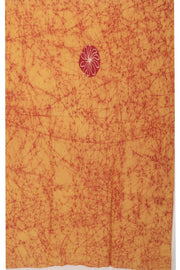 Brown Batik Printed 3-Piece Salwar Suit Material  10075997