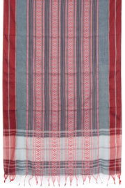 Grey Handloom Dhaniakhali Cotton Saree 10062573
