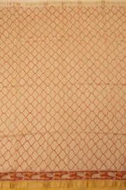 Orange Anokhi Hand Block Printed Saree - Avishya