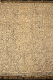 Brown Anokhi Hand Block Printed Saree