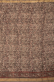 Black Anokhi Hand Block Printed Saree - Avishya