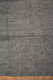 Grey Handloom Jamdani Linen Saree - Avishya