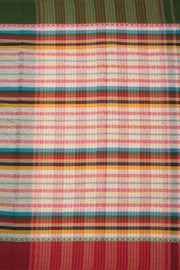 Grey Handloom Dhaniakhali Cotton Saree - Avishya